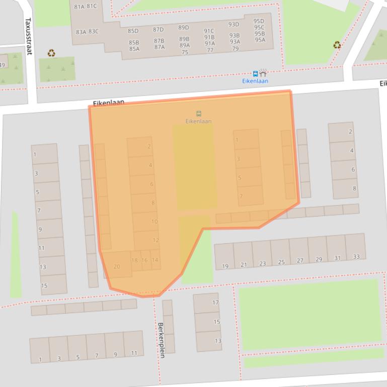 Kaart van postcodegebied 3203VB.