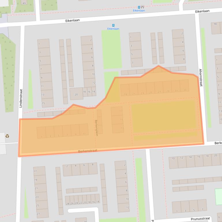 Kaart van postcodegebied 3203VC.