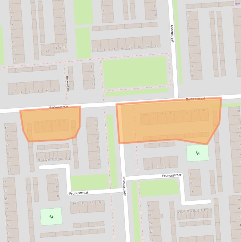 Kaart van postcodegebied 3203VD.