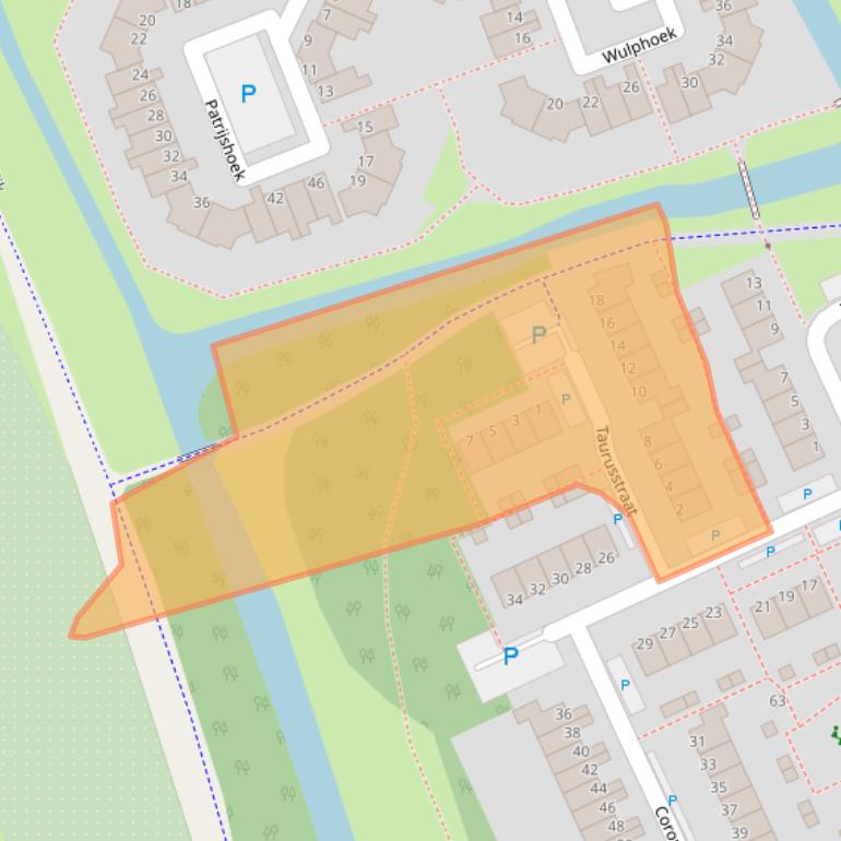 Kaart van postcodegebied 3204CS.