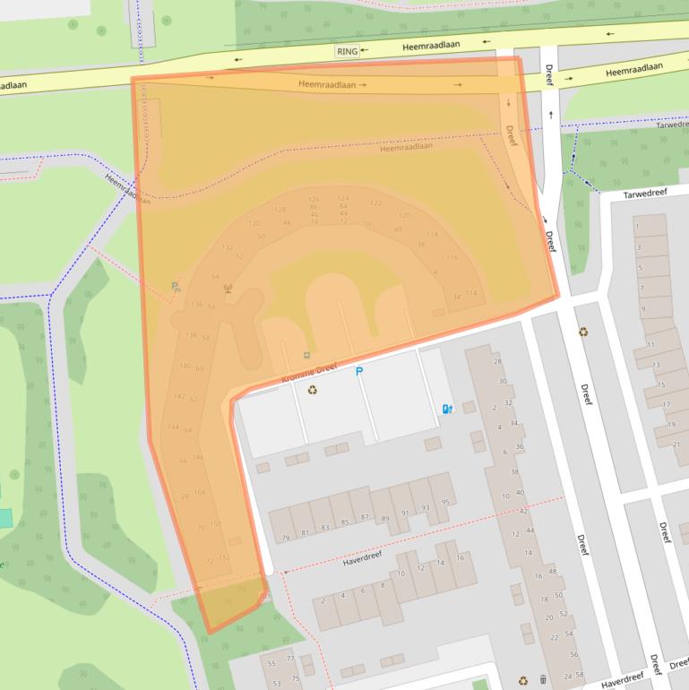 Kaart van postcodegebied 3204GV.