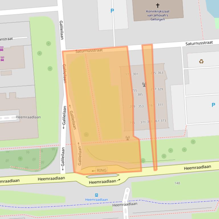 Kaart van postcodegebied 3204TP.