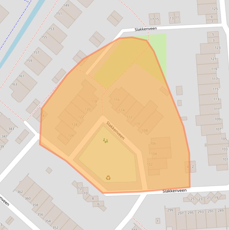 Kaart van postcodegebied 3205GD.