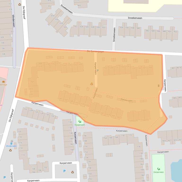 Kaart van postcodegebied 3205HA.