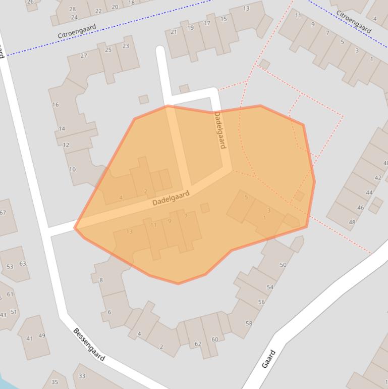 Kaart van postcodegebied 3206AH.