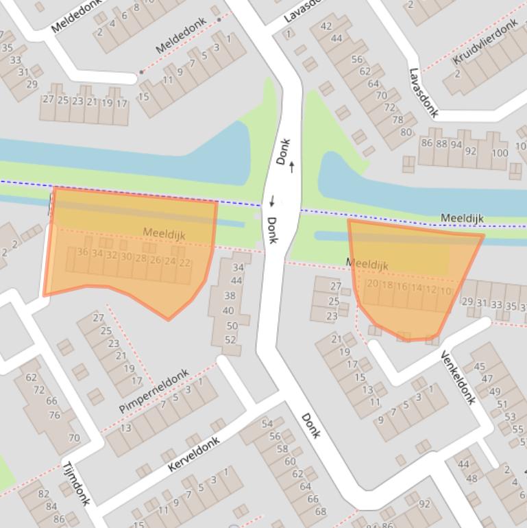 Kaart van postcodegebied 3206EM.