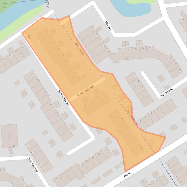 Kaart van postcodegebied 3206HN.