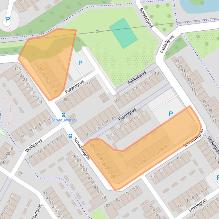 Kaart van postcodegebied 3206JP.