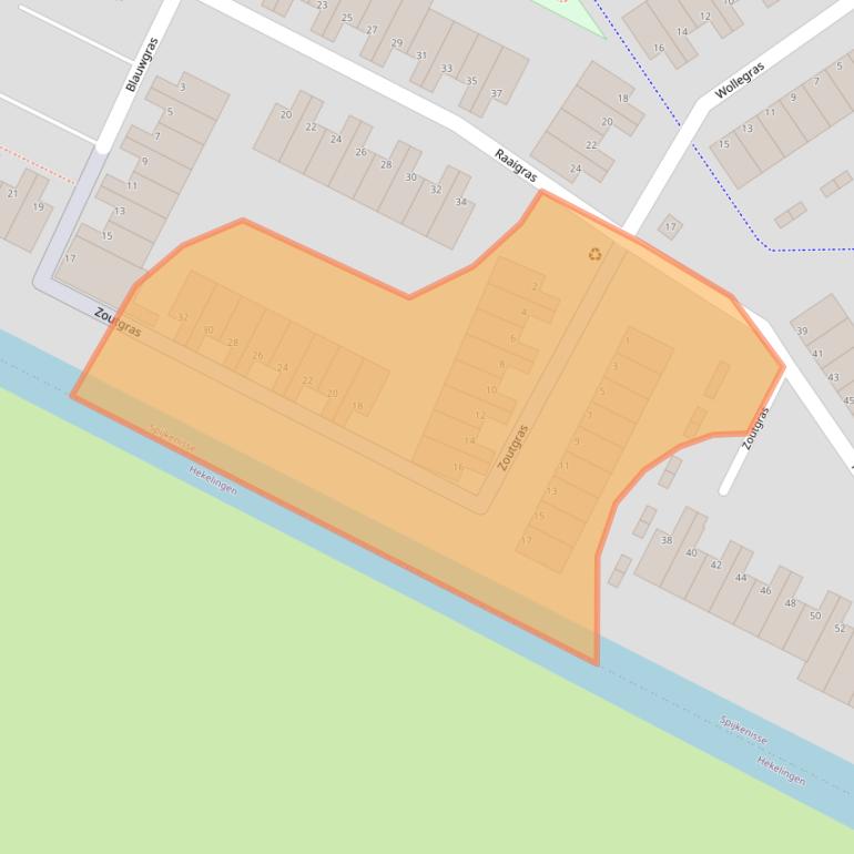 Kaart van postcodegebied 3206JV.