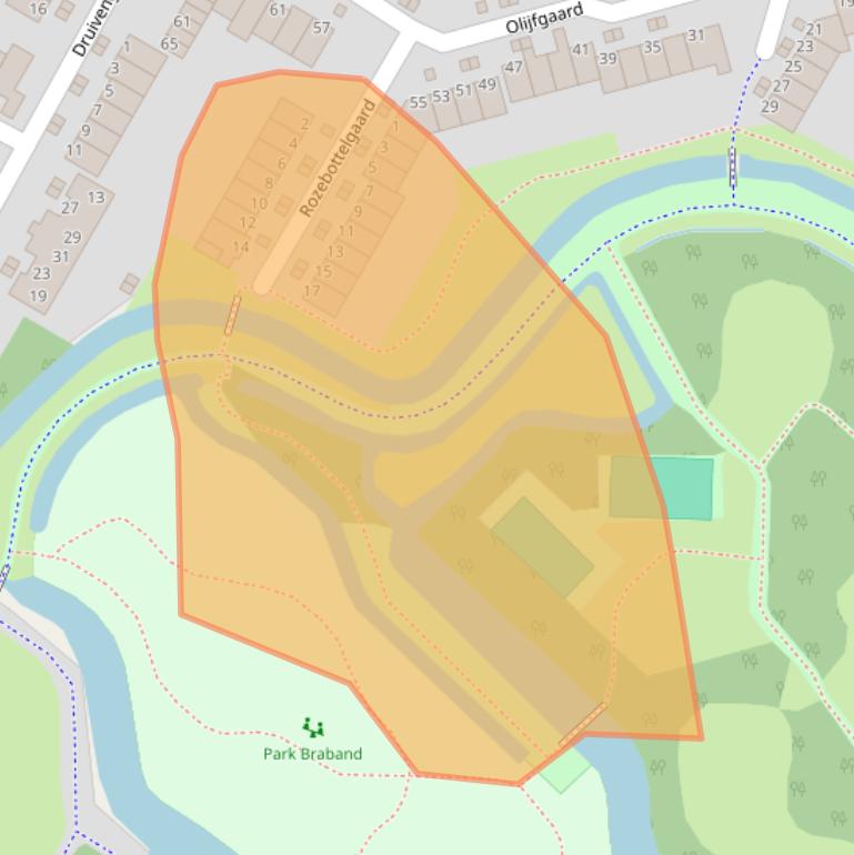 Kaart van postcodegebied 3206NB.