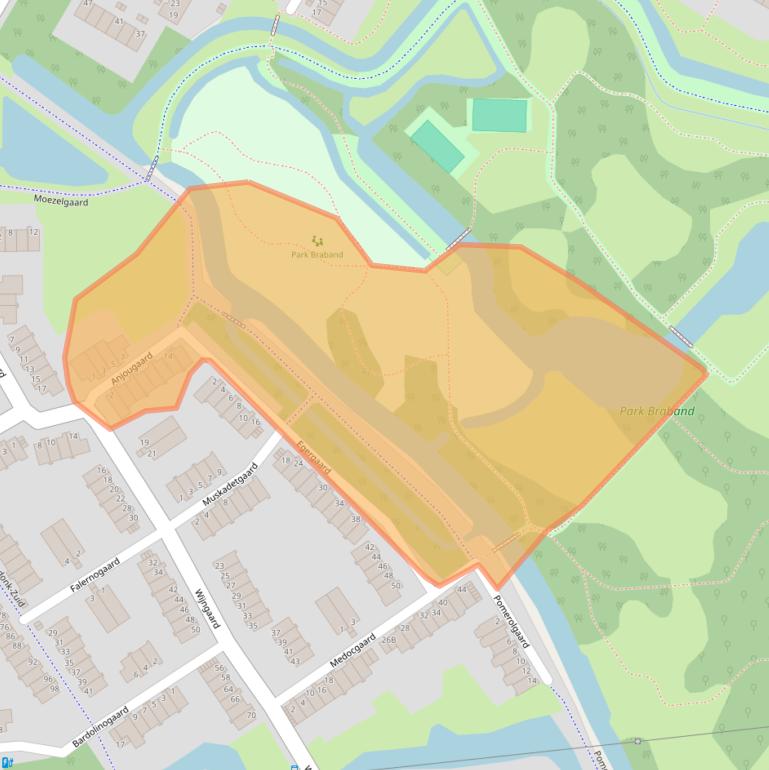 Kaart van postcodegebied 3206PA.