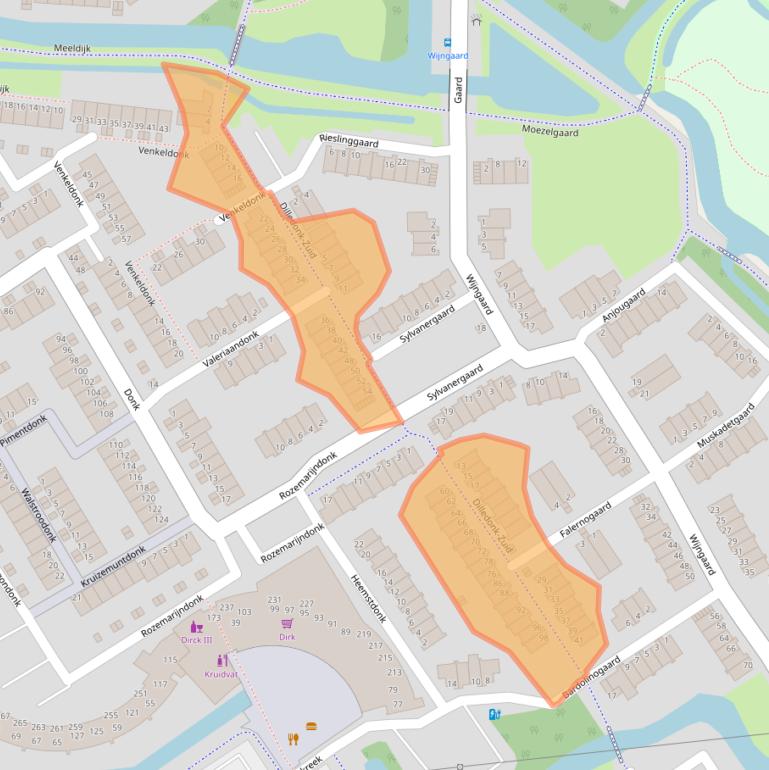 Kaart van postcodegebied 3206PC.