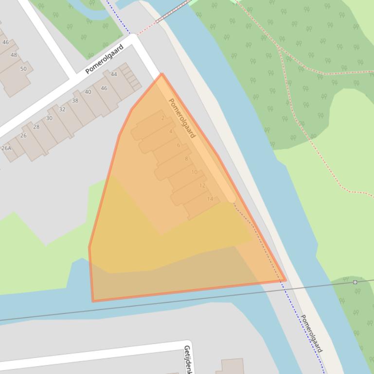 Kaart van postcodegebied 3206PK.