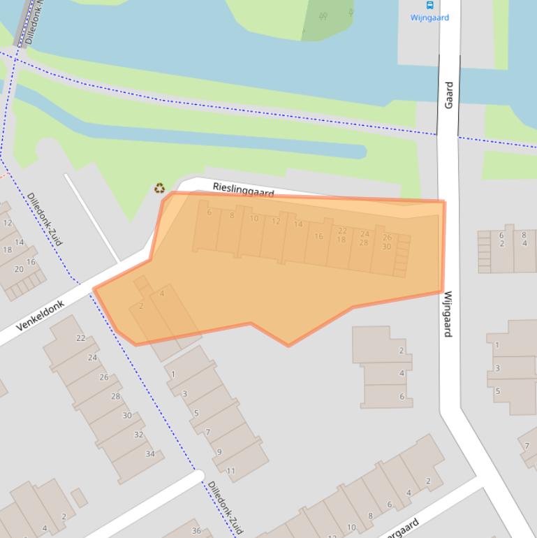 Kaart van postcodegebied 3206PL.