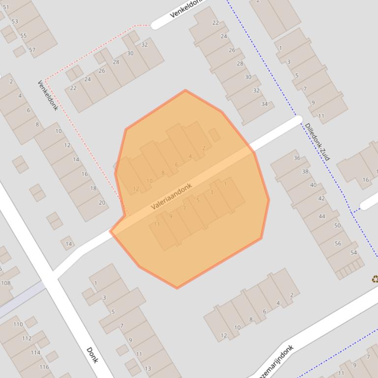 Kaart van postcodegebied 3206PP.