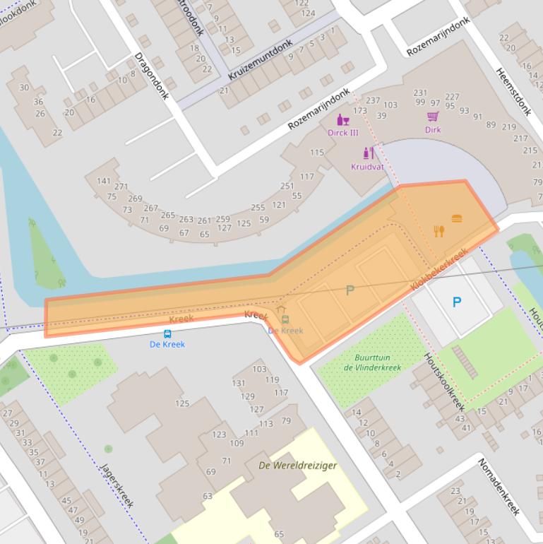 Kaart van postcodegebied 3206PT.