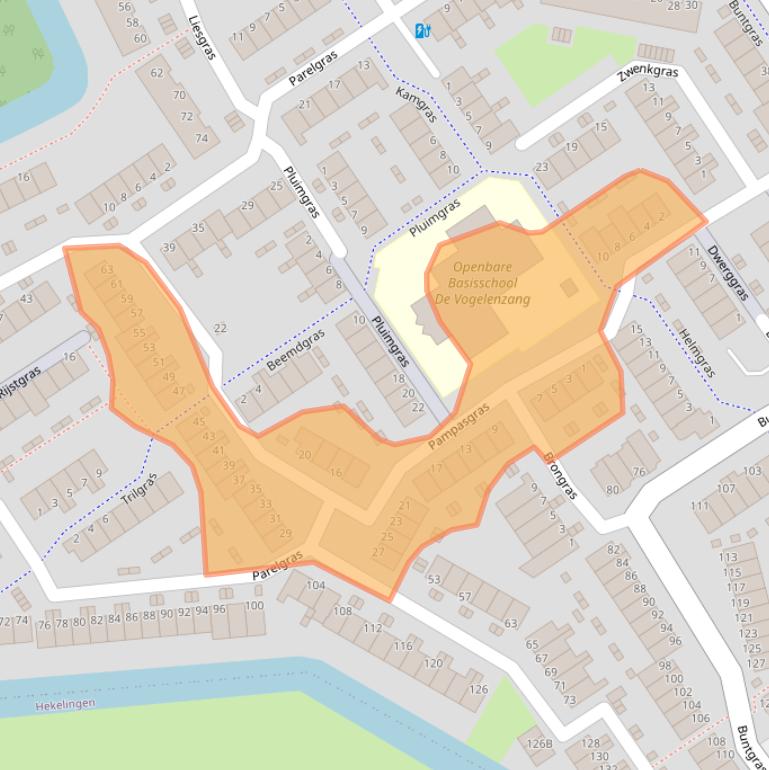 Kaart van postcodegebied 3206RD.