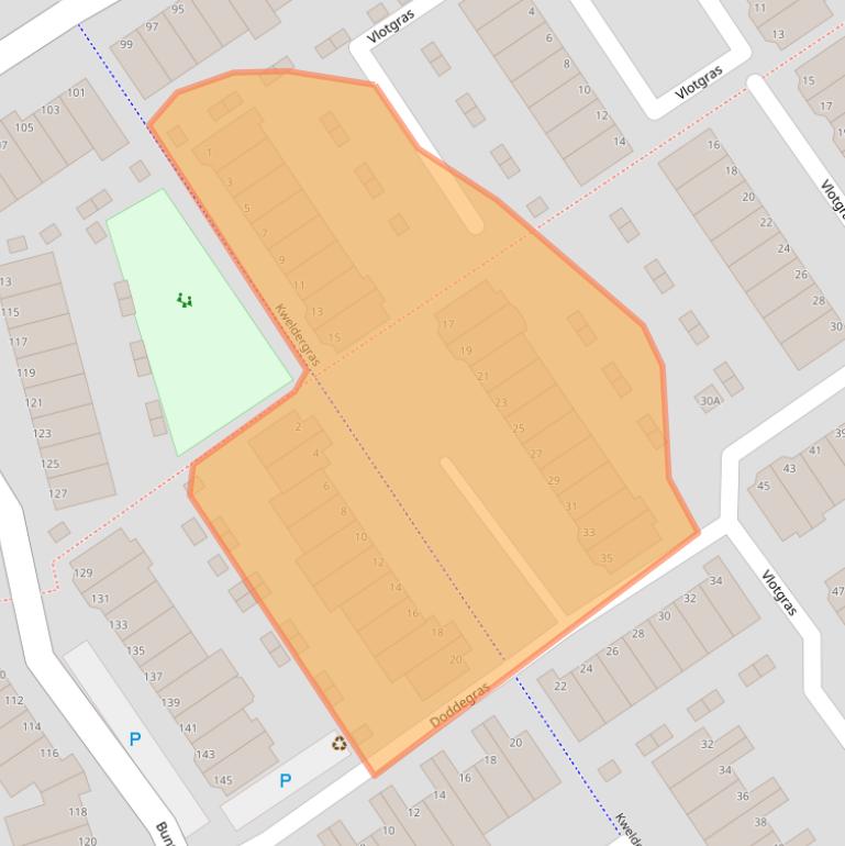 Kaart van postcodegebied 3206SK.