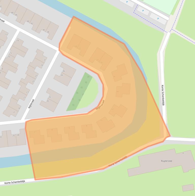 Kaart van postcodegebied 3207AK.