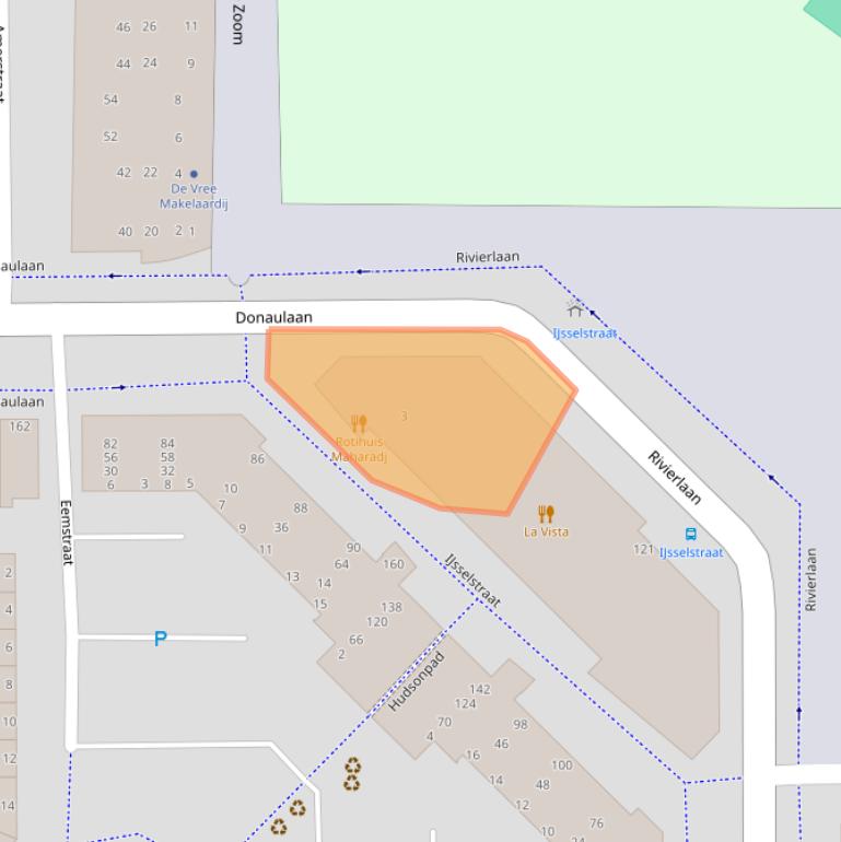 Kaart van postcodegebied 3207BR.