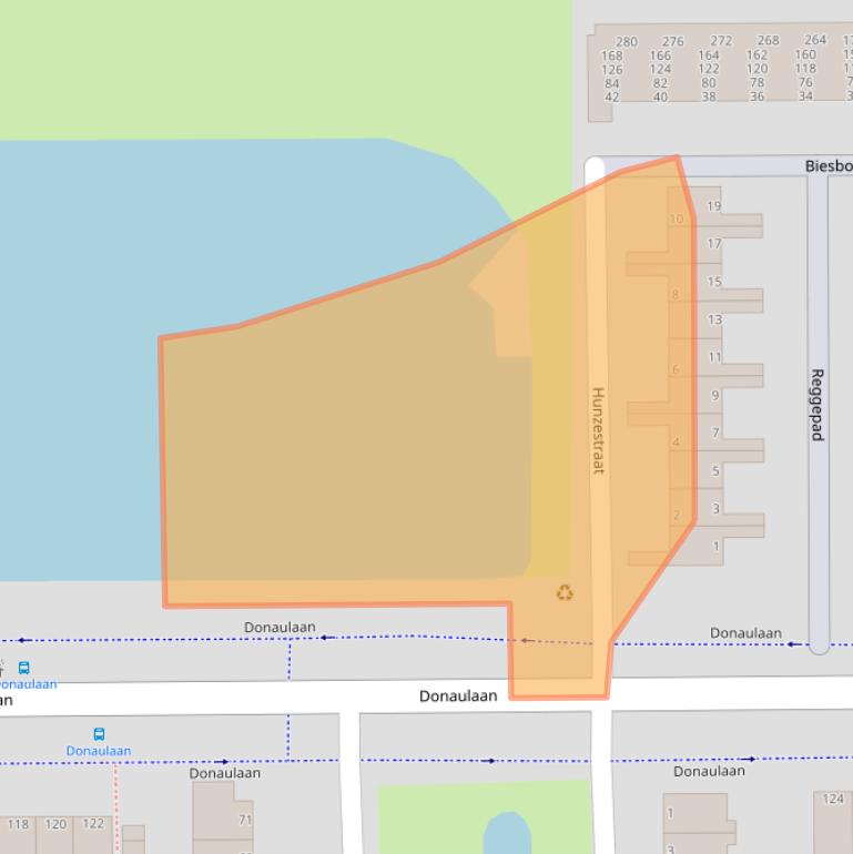 Kaart van postcodegebied 3207BW.