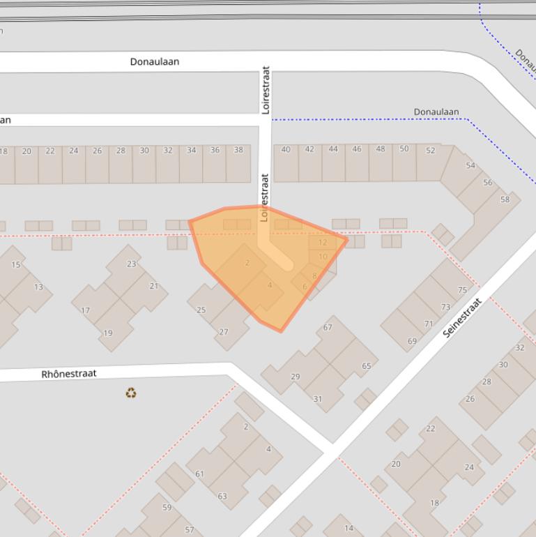 Kaart van postcodegebied 3207CE.