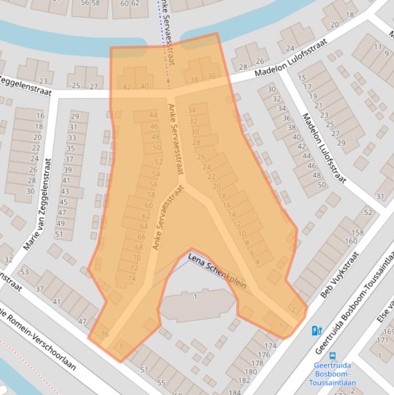Kaart van postcodegebied 3207HM.