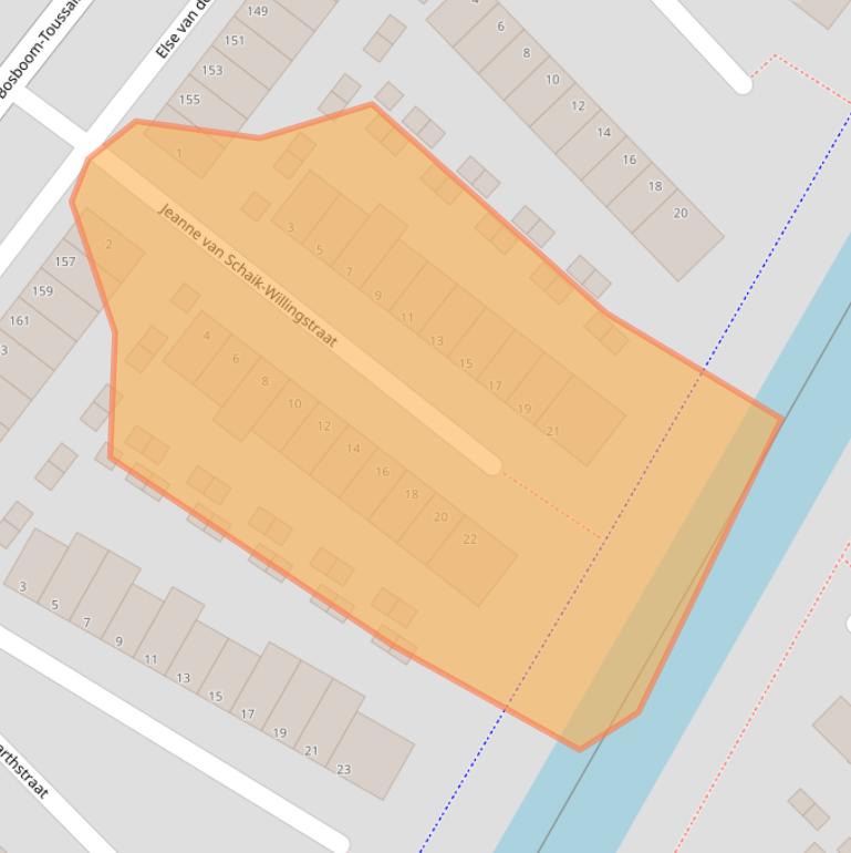 Kaart van postcodegebied 3207JN.