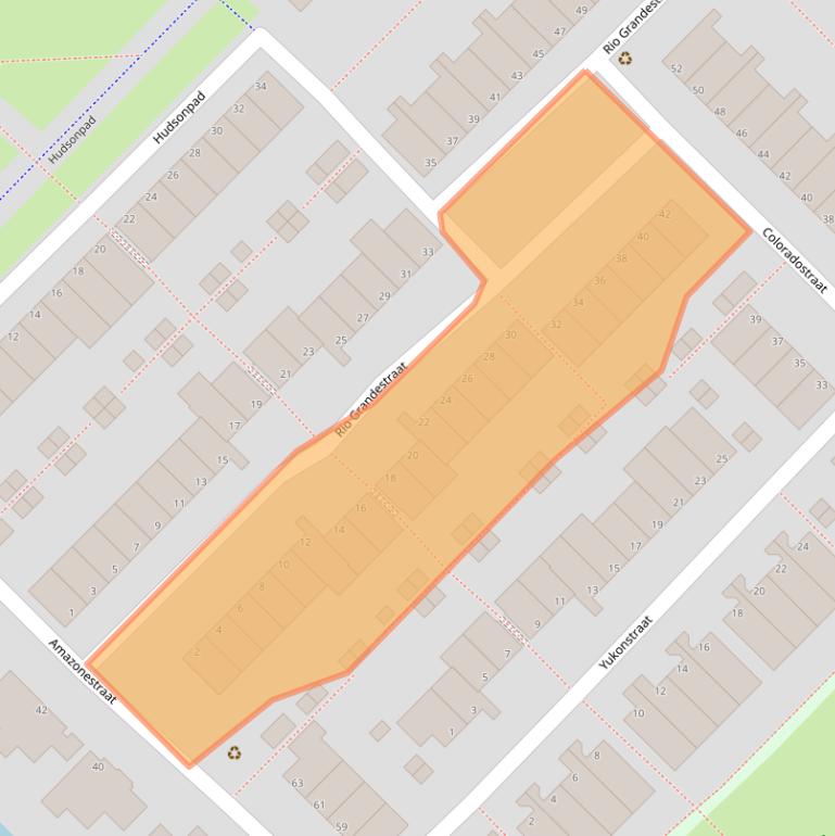 Kaart van postcodegebied 3207NK.