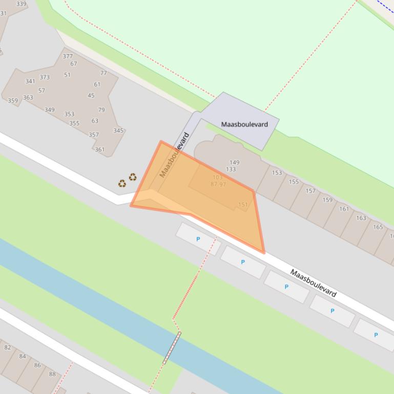 Kaart van postcodegebied 3207RK.