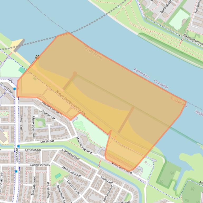 Kaart van postcodegebied 3207RM.