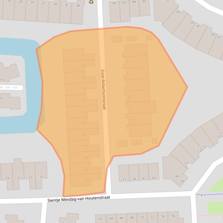 Kaart van postcodegebied 3207VN.