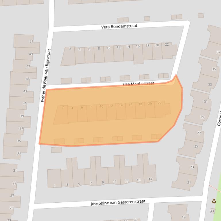 Kaart van postcodegebied 3207WN.