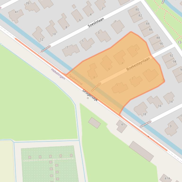 Kaart van postcodegebied 3207ZG.