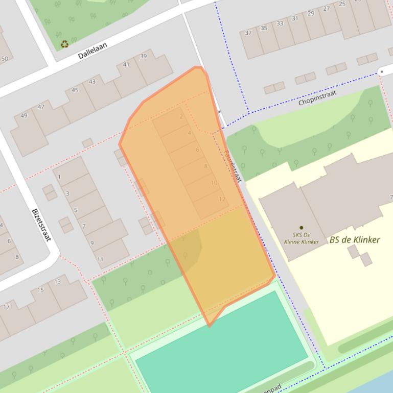 Kaart van postcodegebied 3208CK.