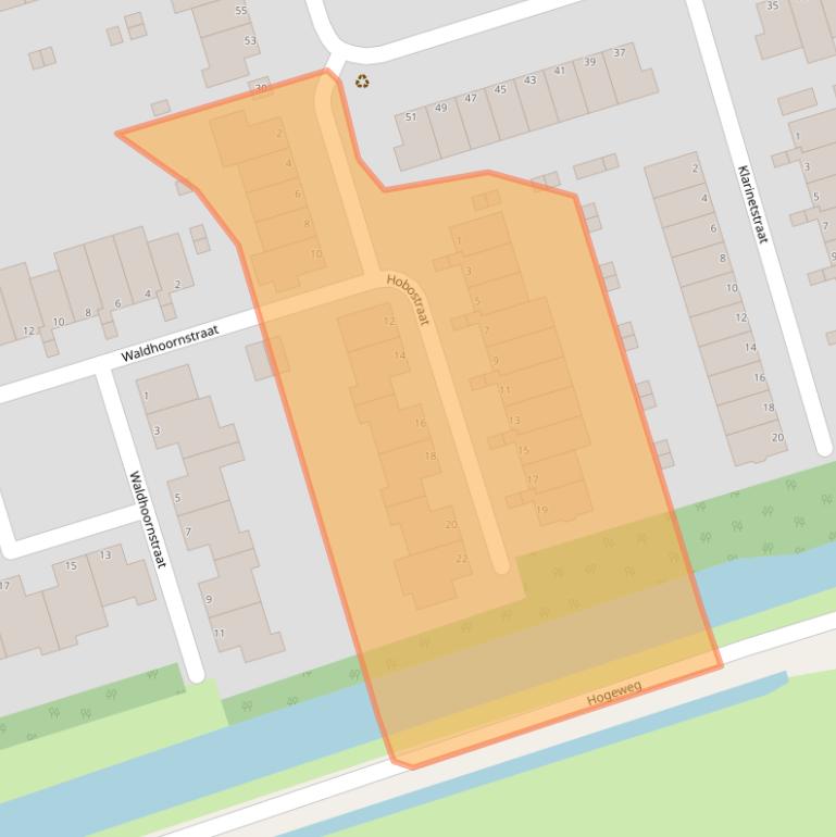 Kaart van postcodegebied 3208SB.