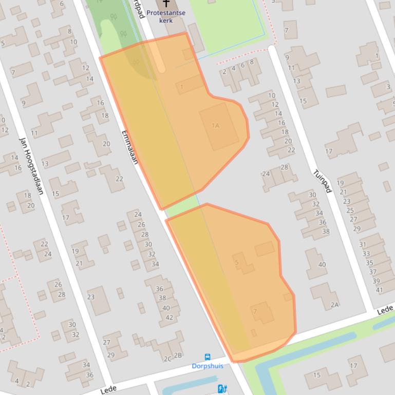 Kaart van postcodegebied 3209AB.