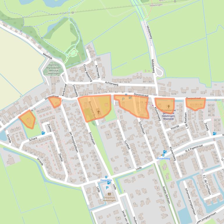 Kaart van postcodegebied 3209AG.