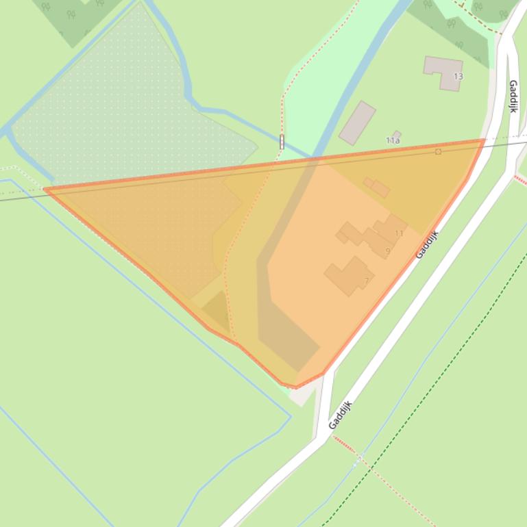 Kaart van postcodegebied 3209AJ.