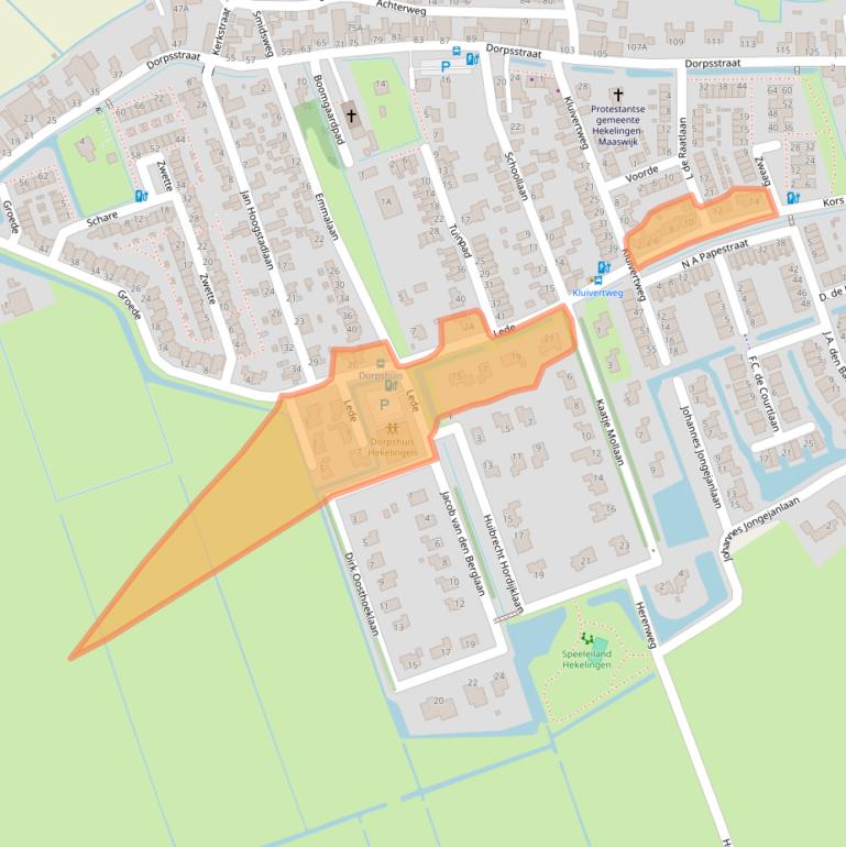 Kaart van postcodegebied 3209AT.