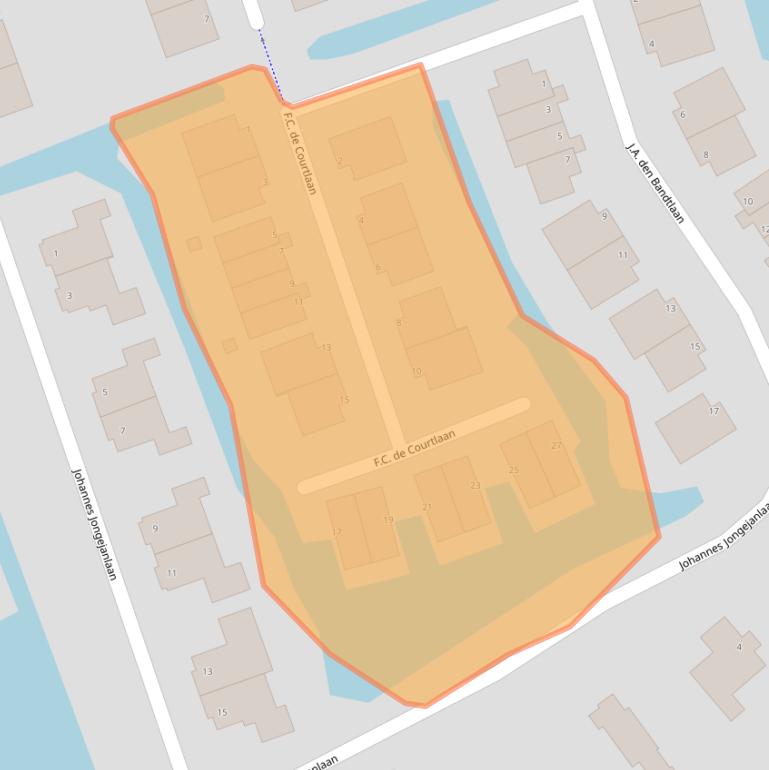 Kaart van postcodegebied 3209CD.