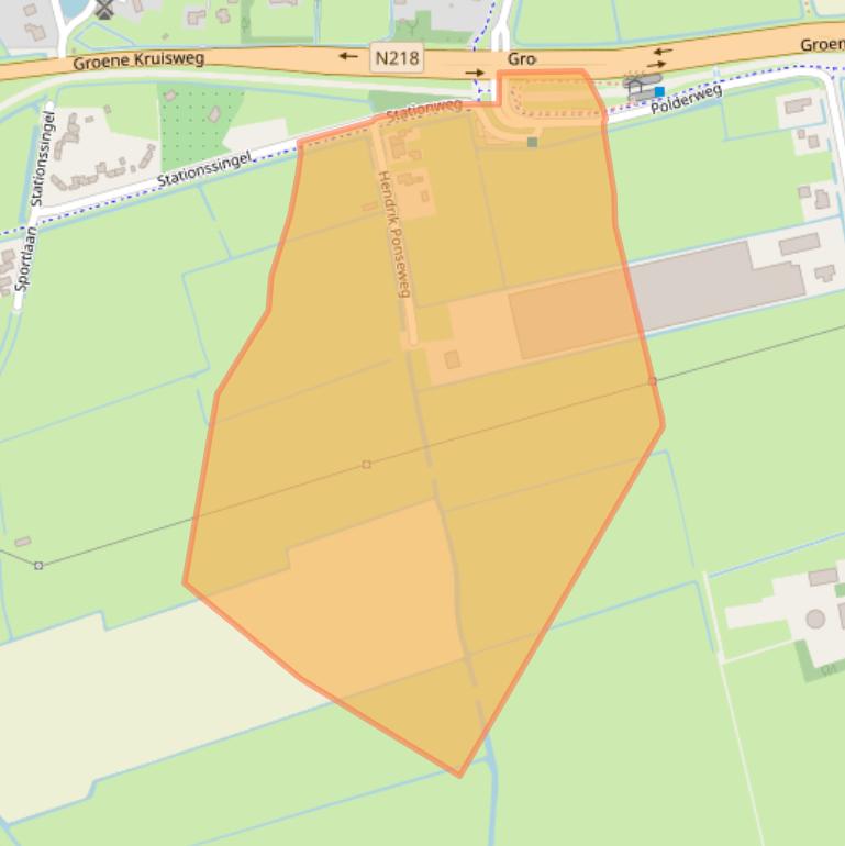 Kaart van postcodegebied 3211AL.