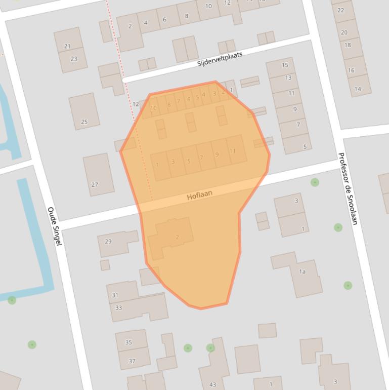 Kaart van postcodegebied 3211AM.