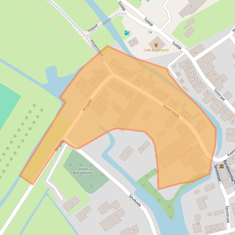 Kaart van postcodegebied 3211BP.