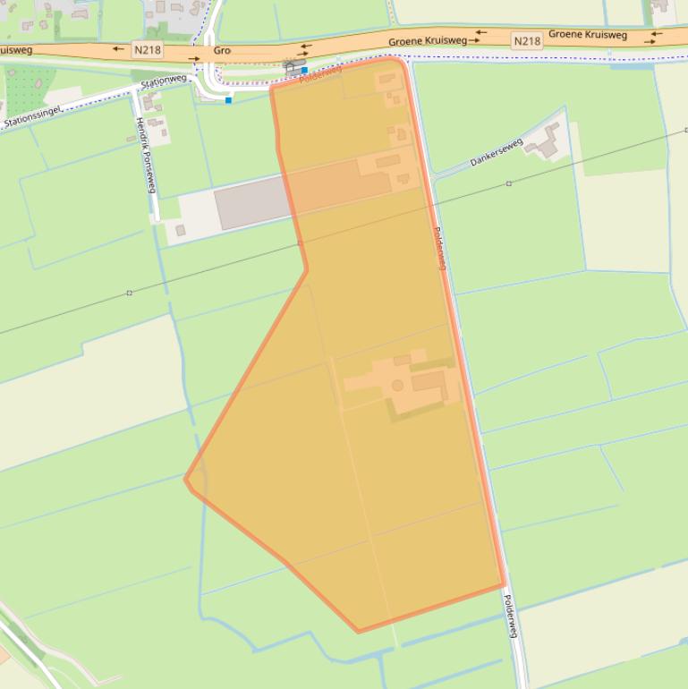 Kaart van postcodegebied 3211LE.