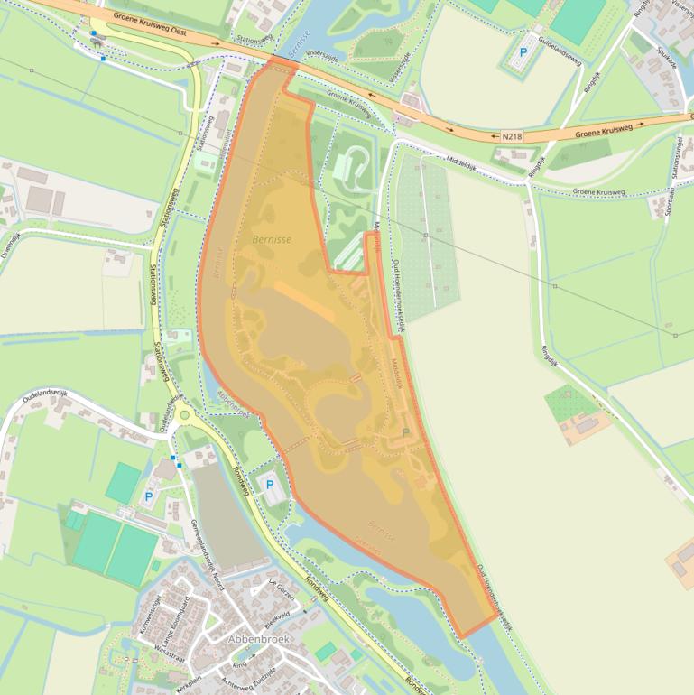 Kaart van postcodegebied 3211LH.