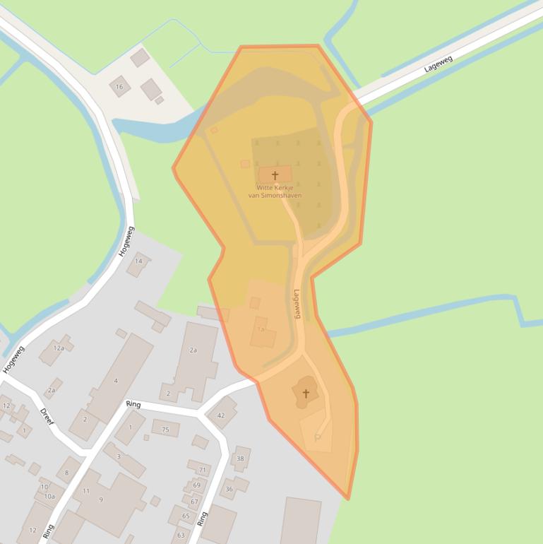 Kaart van postcodegebied 3212LZ.