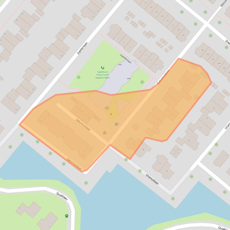 Kaart van postcodegebied 3214GD.