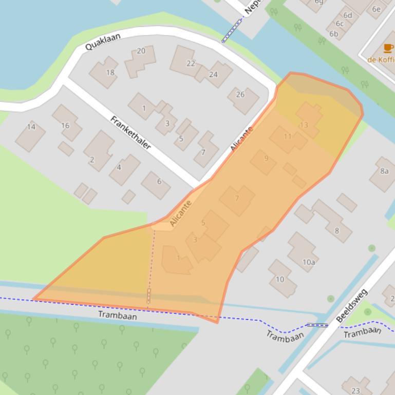 Kaart van postcodegebied 3214GP.