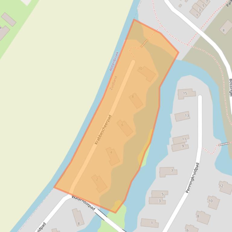 Kaart van postcodegebied 3214HM.